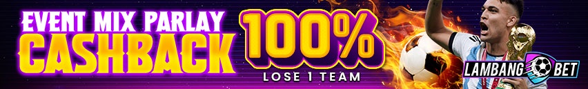 Cashback Mix Parlay 100%